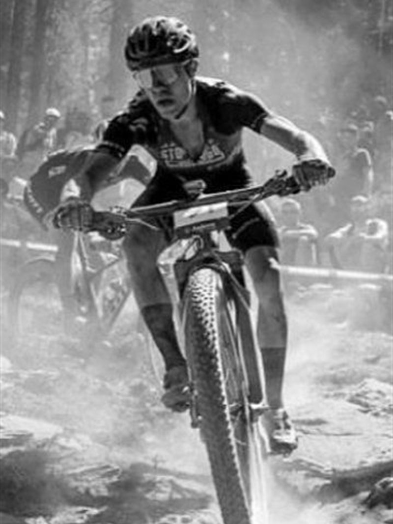 Julian Schelb im Rennen